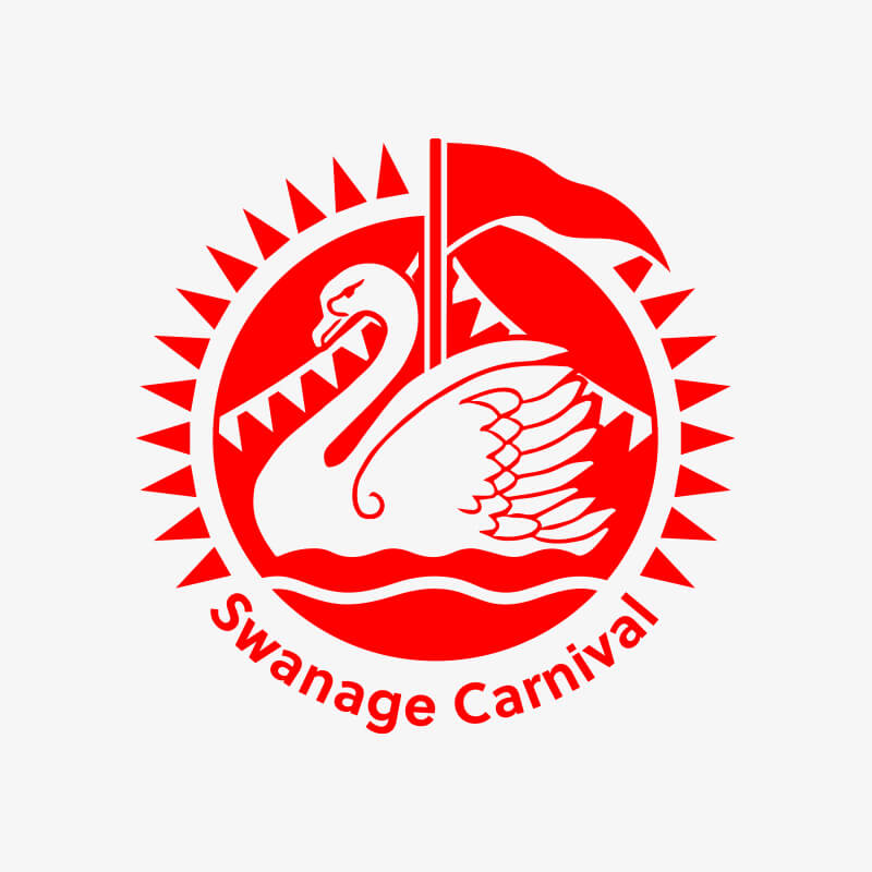 Swanage Carnival Logo - Red